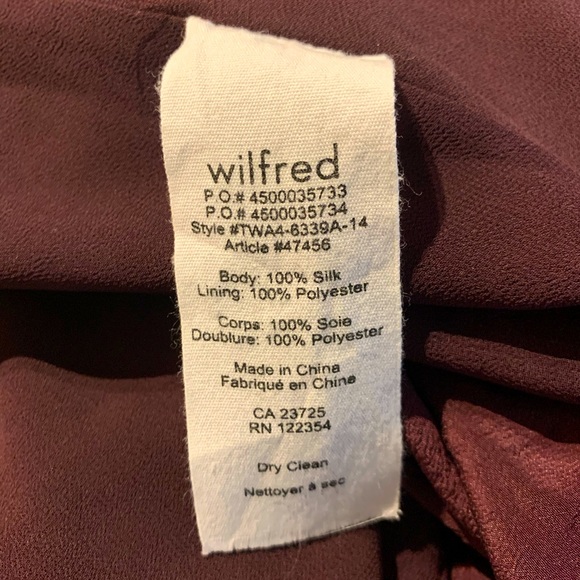 Aritzia Wilfred Dress - size 4 - Picture 5 of 5
